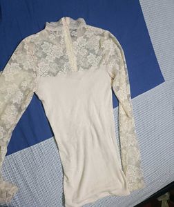 Sleeves Solid Women Top