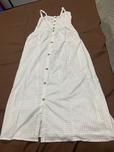 White Dress Free Size