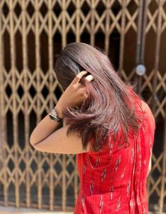 Red Sleeveless Casual Dress