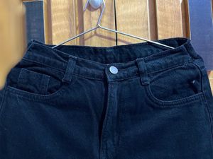 Black Straight Leg Jeans