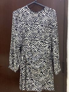 Zara Zebra Print Mini Dress