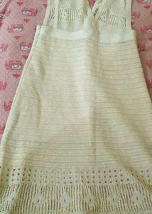 Cream Knit Dress