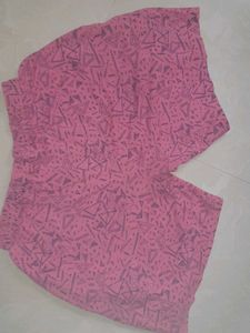 PINK CASUAL SHORTS