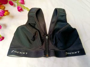 💫💗🇳🇿 Zsport Black Sports Bra