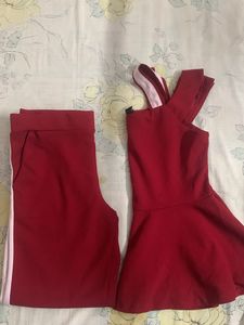 Red Co Ord Set
