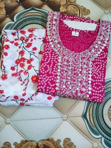 Pink Colour Kurta Set