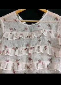 Forever 21 Sheer Top .