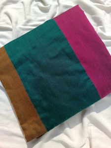 Multicolored Khadi Cotton Saree