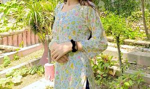 Floral Print Tunic Top