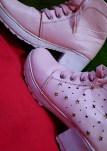 Stylish Pink Gum Shoes For Women