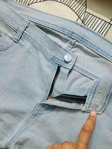 Sky Blue Denim Jeans