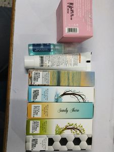Perfume, Night Reset Cream, Day Cream And cologne