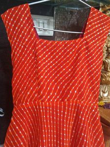 Beautiful Tailored Georgette Sleeveless Anarkali