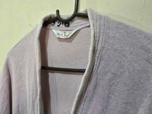 Lavender Terry Cloth Robe For Women