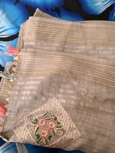 Elegant Linen Saree