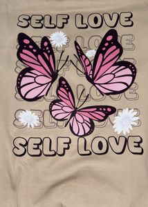 Self love Printed Hoodie