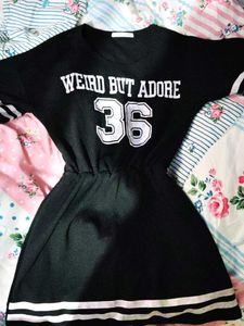 short dress which can go with heans