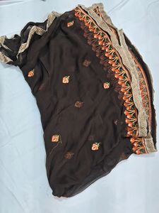 🌿🌿Good Condition Dark Brown Ptiyala Salwar Suit