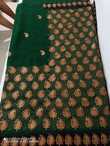 Green Wedding &amp; Festival Designer Saree With Blous
