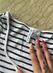 Striped Crop Top