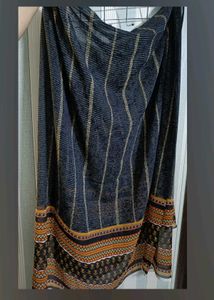 Black Printed Dupatta