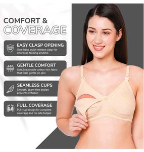 Comfortable Nursing Bras - 3 Pack