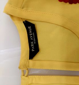 Park Avenue Yellow &amp; red Dress