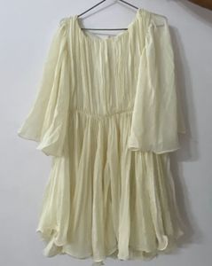 Creamy Chiffon Dress