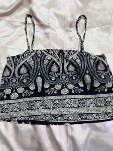 Paisley Print Tank Top