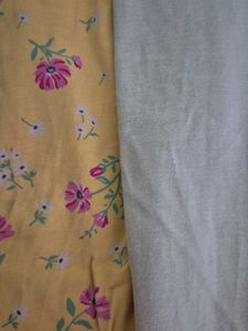 Girls&#39; Floral &amp; Solid Leggings Duo