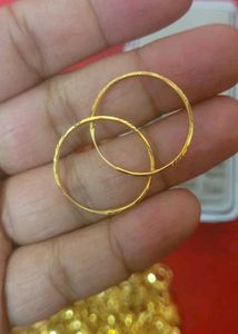 Beautiful New Gold Hoops