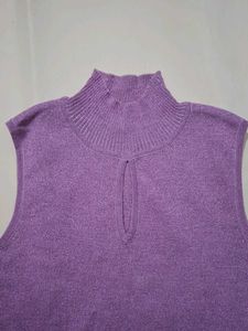Sleeveless Turtleneck Top