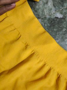 Boys Yellow Stretchable Pent