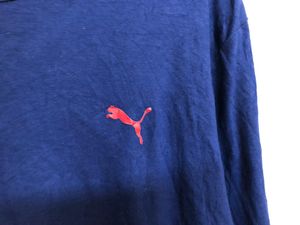 Puma Blue Long Sleeve T Shirt.