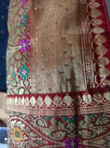 Beautiful Navy Blue Silk Saree With Sirowsky Work