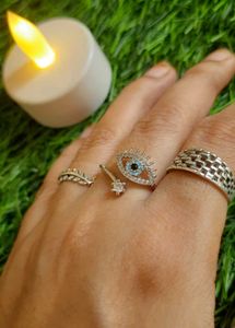 Evil Eye Adjustable Ring💍