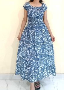 Brand New Blue Smokey Dress 👗