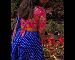 Gotta work lehenga choli 💙