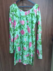 Floral Print Kurta