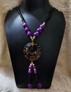 PURPLE GOA NECKLACE