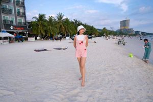 Cute Strawberry Courdoy Playsuit