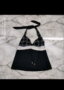 Black - Backless Top Slightly Strechable /30 -34 S