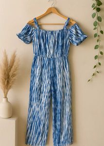 girls printed jumpsuit 🎥