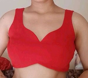 Drawstring Padded Blouse Georgette