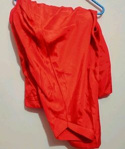 Red Party Wear Suit Salwar With Dupatta 50 Bust