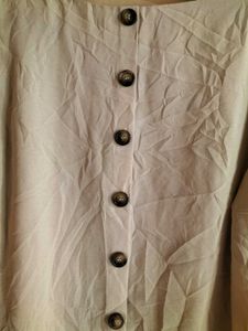 SHEIN Button Down Chic Top