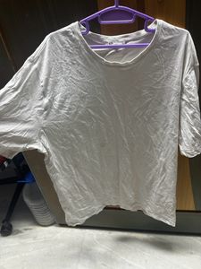 Plain White Zara Tshirt Size 42