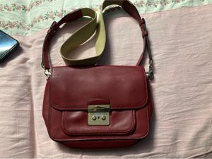 MICHAEL KORS Sloan Editor Large Red Burgundy❤️