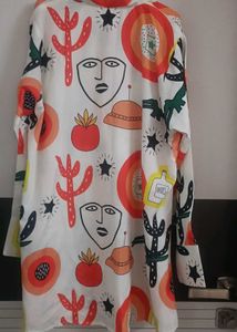 Oversized Satin Shirt