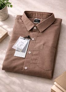 Men's Brown Casual Shirt